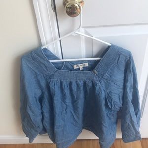 Madewell denim top